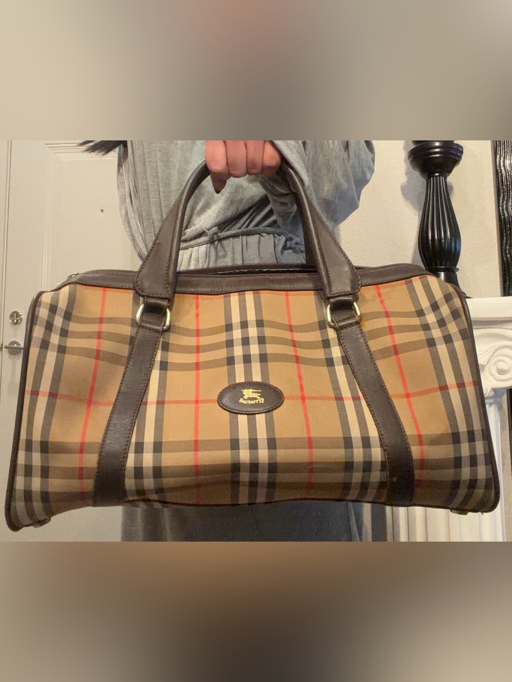 Authentic Burberry travel duffel